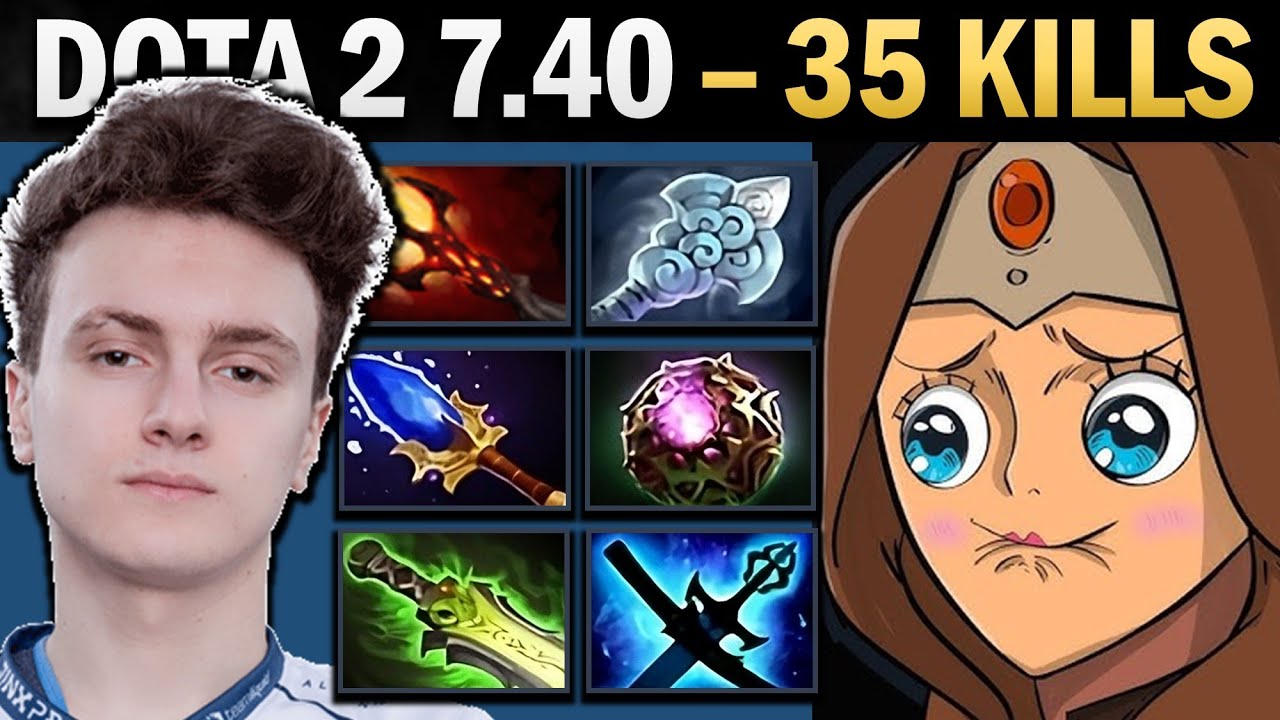 Mirana Pro Mid with 35 Kills and Dagon - Gameplay Dota 2