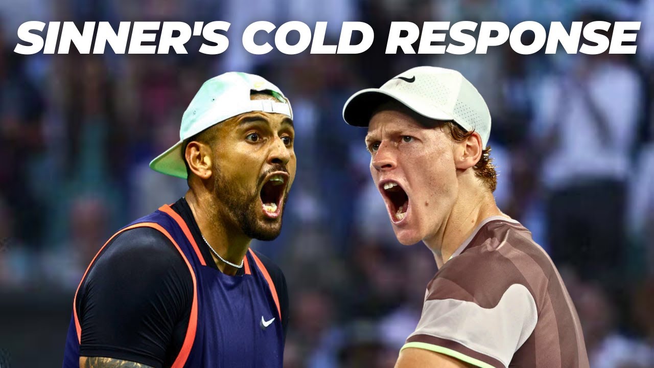 Jannik Sinner Shuts Down Nick Kyrgios' Doping Criticism