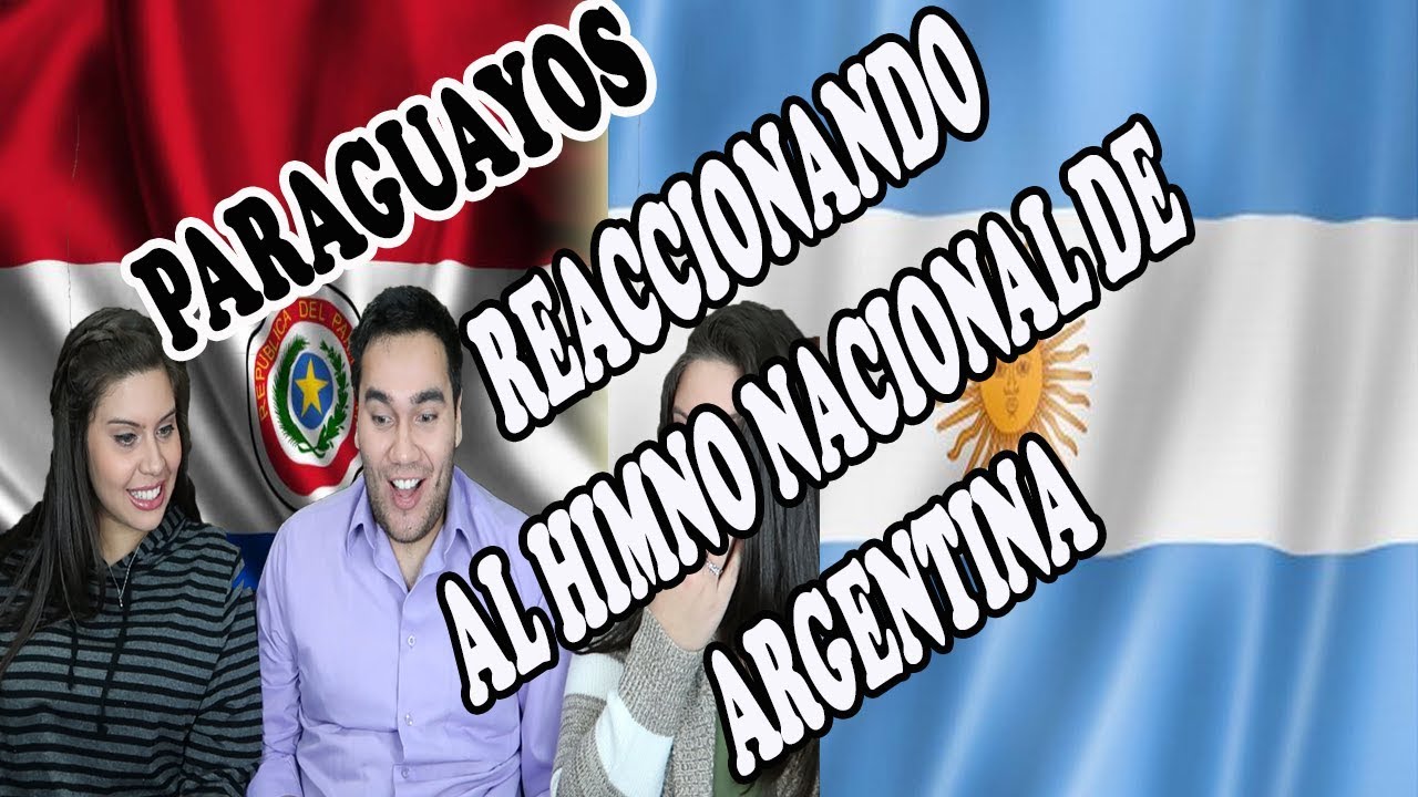 PARAGUAYOS reaccionan a HIMNO NACIONAL DE ARGENTINA