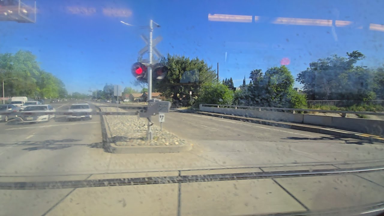 Sacramento Light Rail Ride - 16th Street Station To Cosumnes River College Blue Line - Outbound