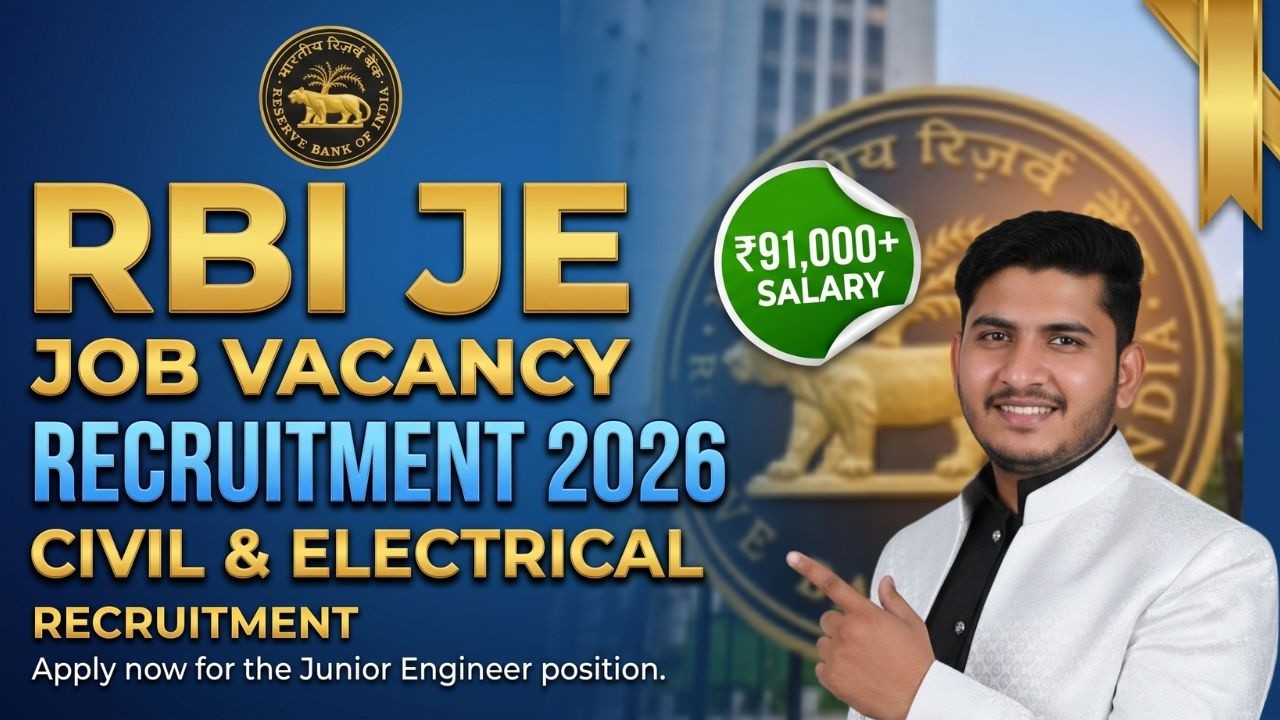 RBI JE 2026: YOUR GOLDEN TICKET TO A BANKING CAREER?! (Don't Miss This!)