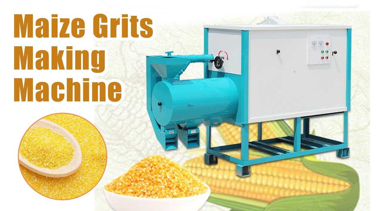 T3 Corn/Maize Grits Making Machine for Peeling & Milling Corns - Big & Small Corn Grits and Cornmeal