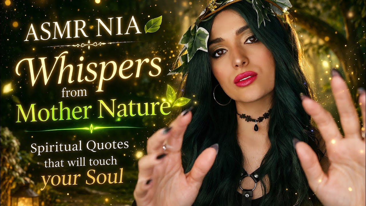 ASMR NIA🍃 Whispers from Mother Nature🌿 Spiritual Quotes that will touch your Soul