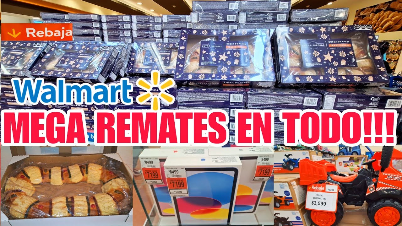 WALMART Remata TODAS LAS ROSCAS!! Juguetes en LIQUIDACIÓN, IPADS, TABLETS, REFRIGERADORES EN OFERTA