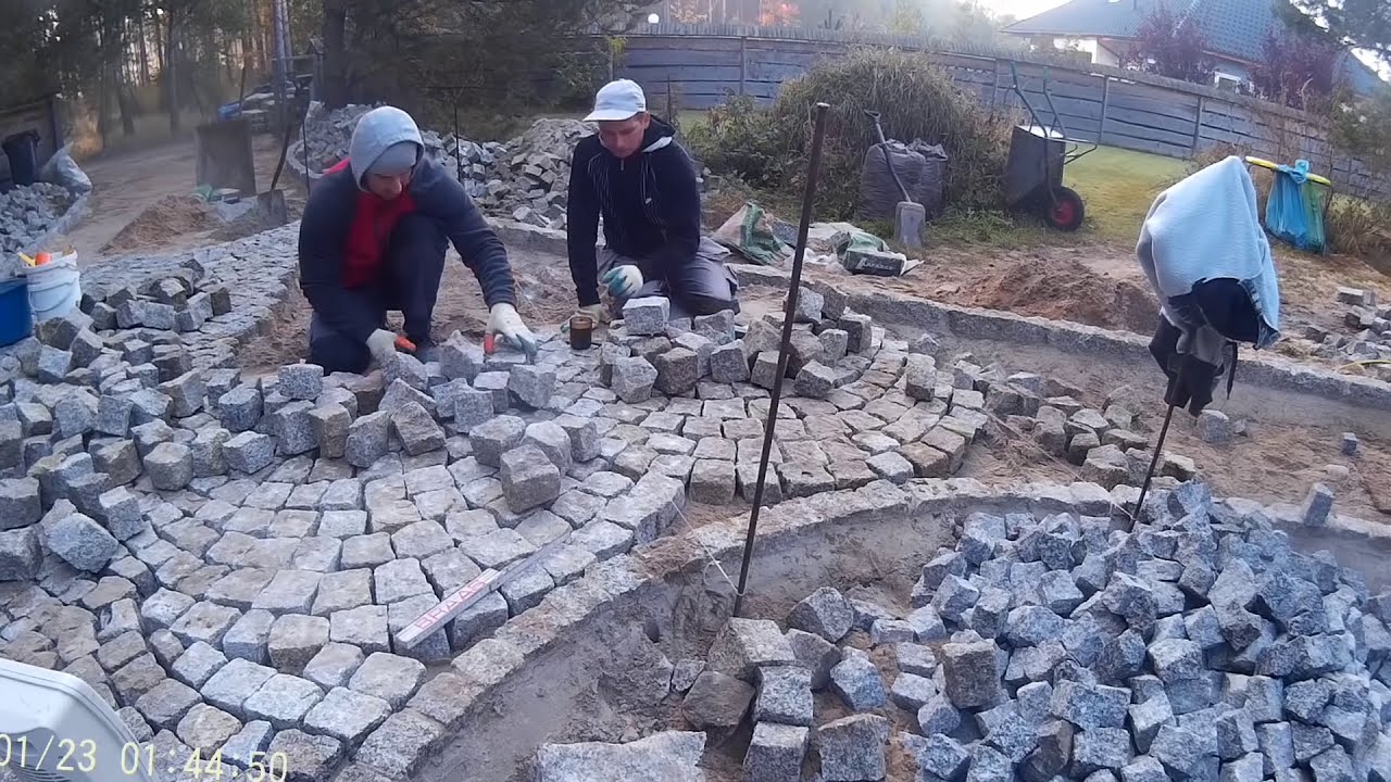 Układamy Granit i  Fugowanie fugą Sopro PFM 