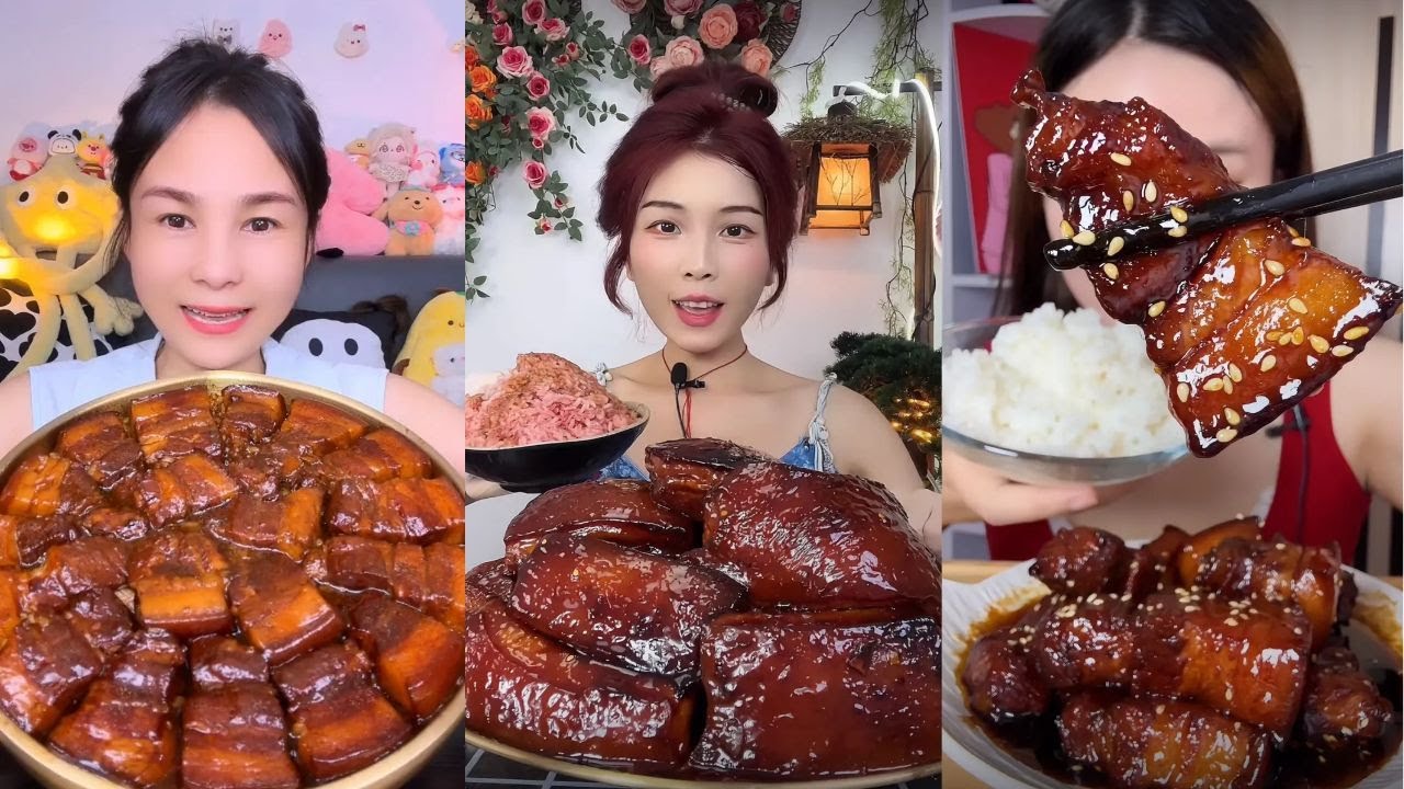 ASMR MUKBANG 중국먹방 chinesefood [pork belly 2] 🍖
