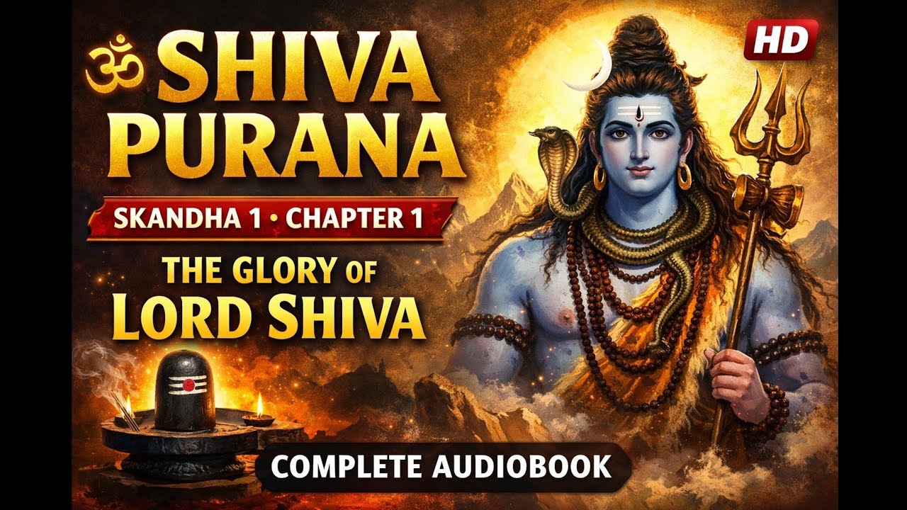 Glory of Lord Shiva|Shiva Purana Skandha 1 Chapter 1|Complete English Audiobook  @VedicDevotion2025 