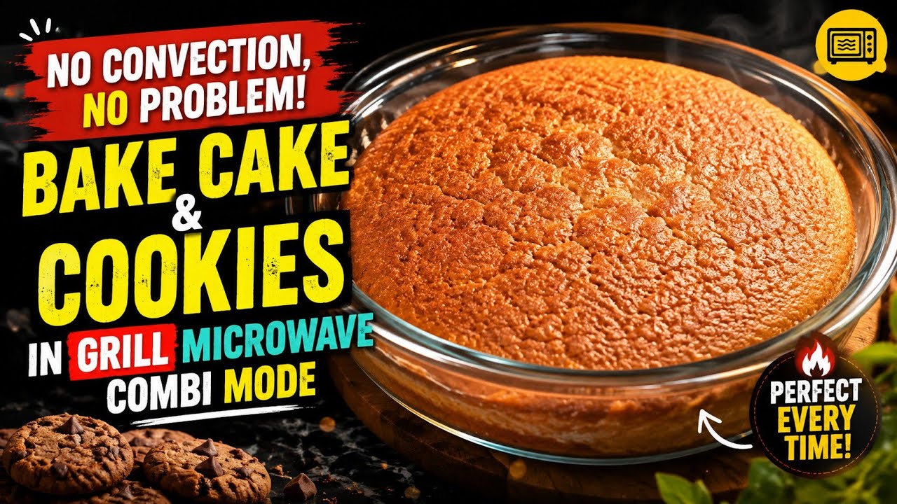 WHAT?Cake baking in Grill MICROWAVE/ Combi mode.yes,it is possible.