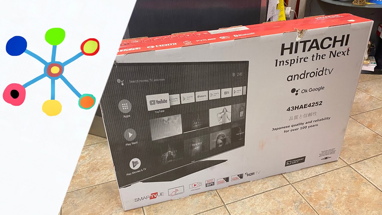 📺👉 HITACHI android tv 43HAE4252