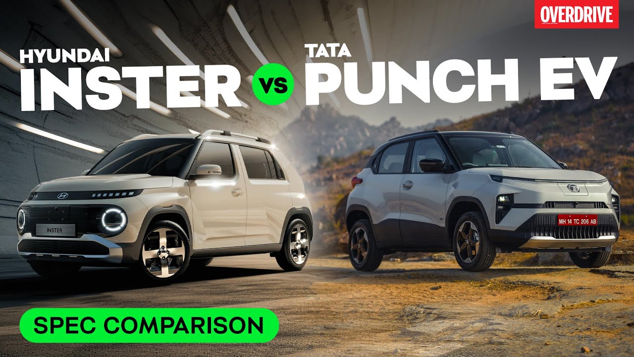 Hyundai Inster Vs Tata Punch EV Spec Comparison | @odmag
