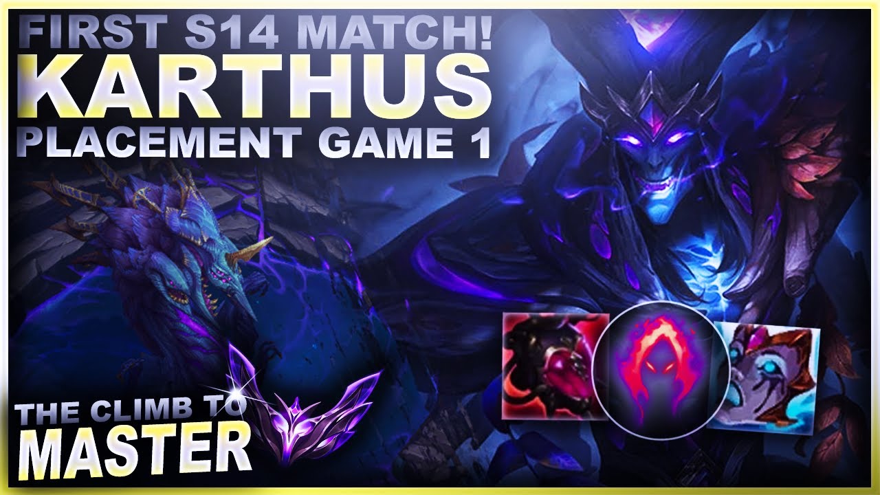 KARTHUS IS NOW MEGA OP!?! MY FIRST GAME OF SEASON 14! | League of Legends