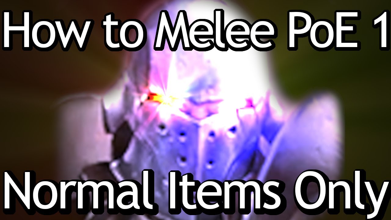 [3.26] Secrets of The Atlas - How to Melee Path of Exile Campaign with Normal Items only