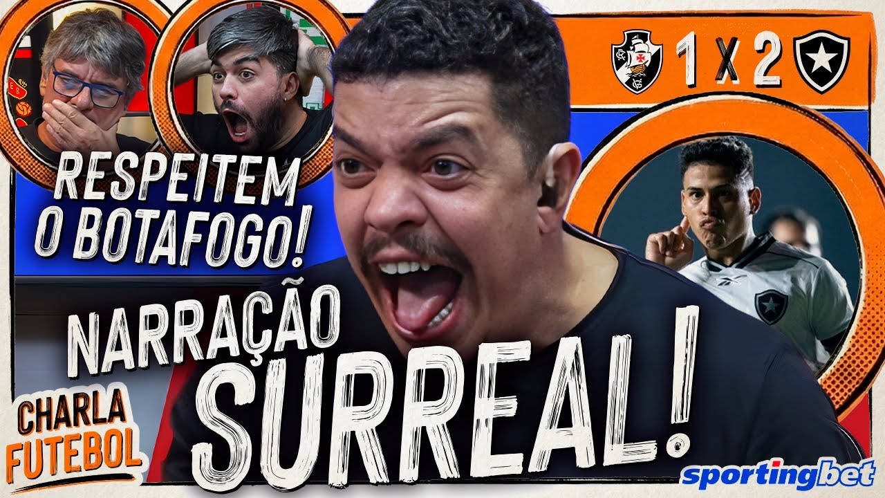 NARRA&Ccedil;&Atilde;O ABSURDA DO CANTARELLI NA VIRADA DO BOTAFOGO SOBRE O VASCO
