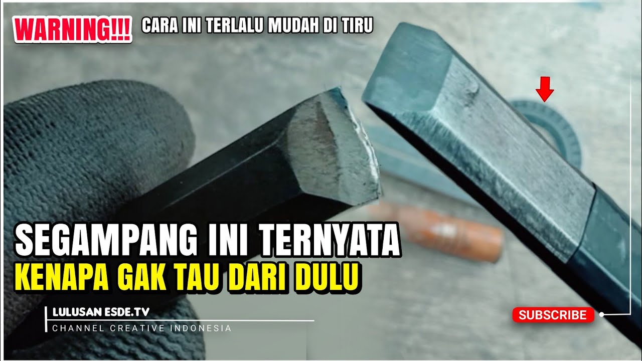 KENAPA GAK TAU DARI DULU CARA GAMPANG ASAH MATA PAHAT KAYU YANG TUMPUL By ESDE.TV #esdetv