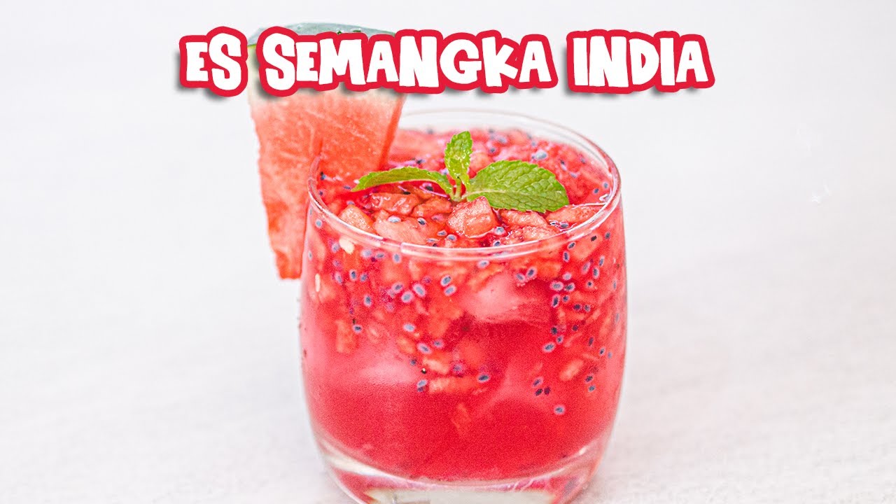 Resep Asli ! Es Semangka India !