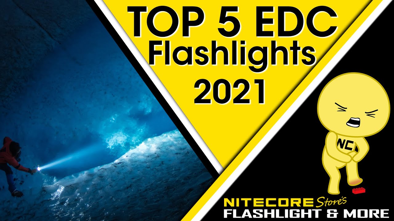 Top 5 EDC Flashlights from Nitecore Store 2021