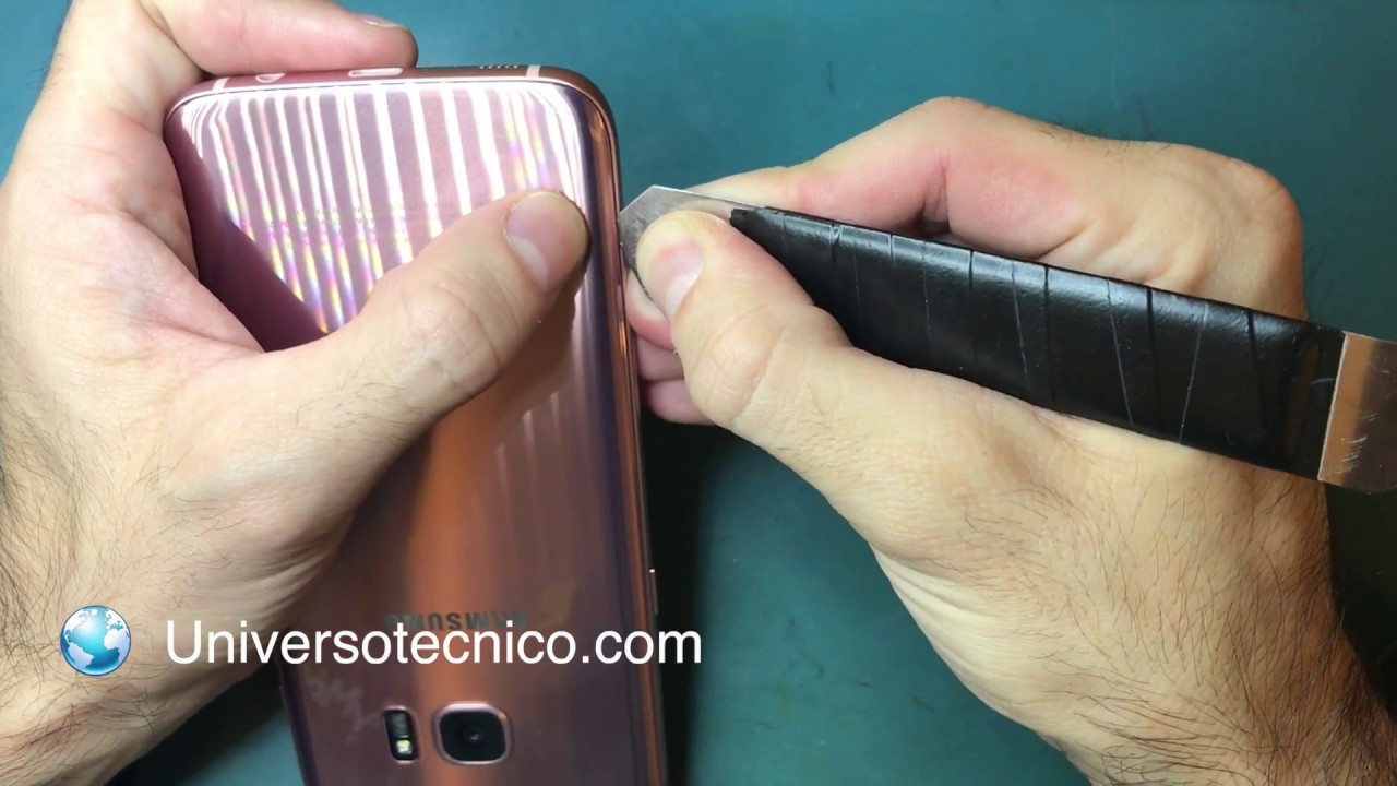 Como trocar / consertar tampa traseira Samsung S7 EDGE