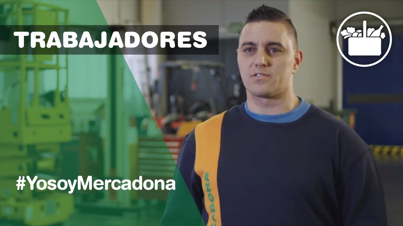 Diego, trabajador de Mercadona en Logística