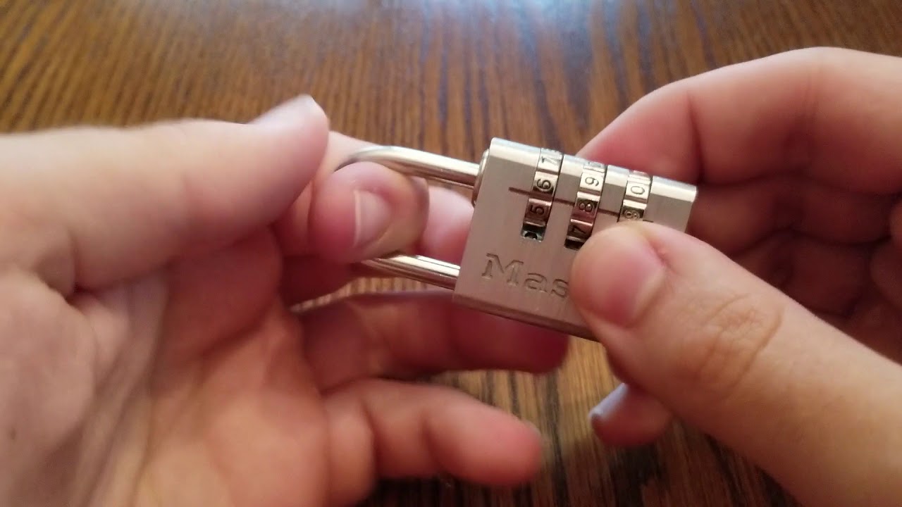 Decoding Master Combo Lock 630D
