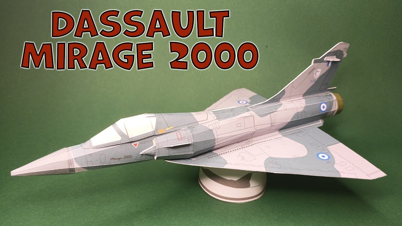 How To Make Paper Airplane Model | Dassault Mirage 2000 | Paper Crafts | Make With Paper