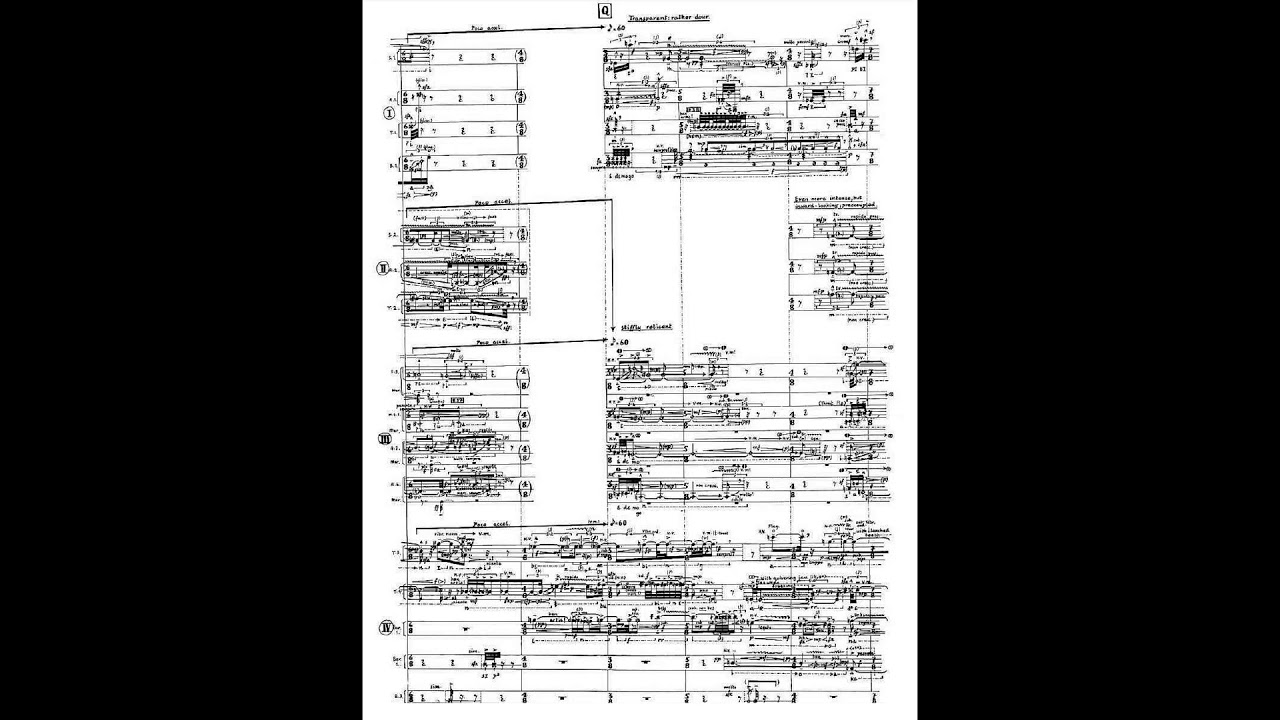 Time and Motion Study III - Brian Ferneyhough