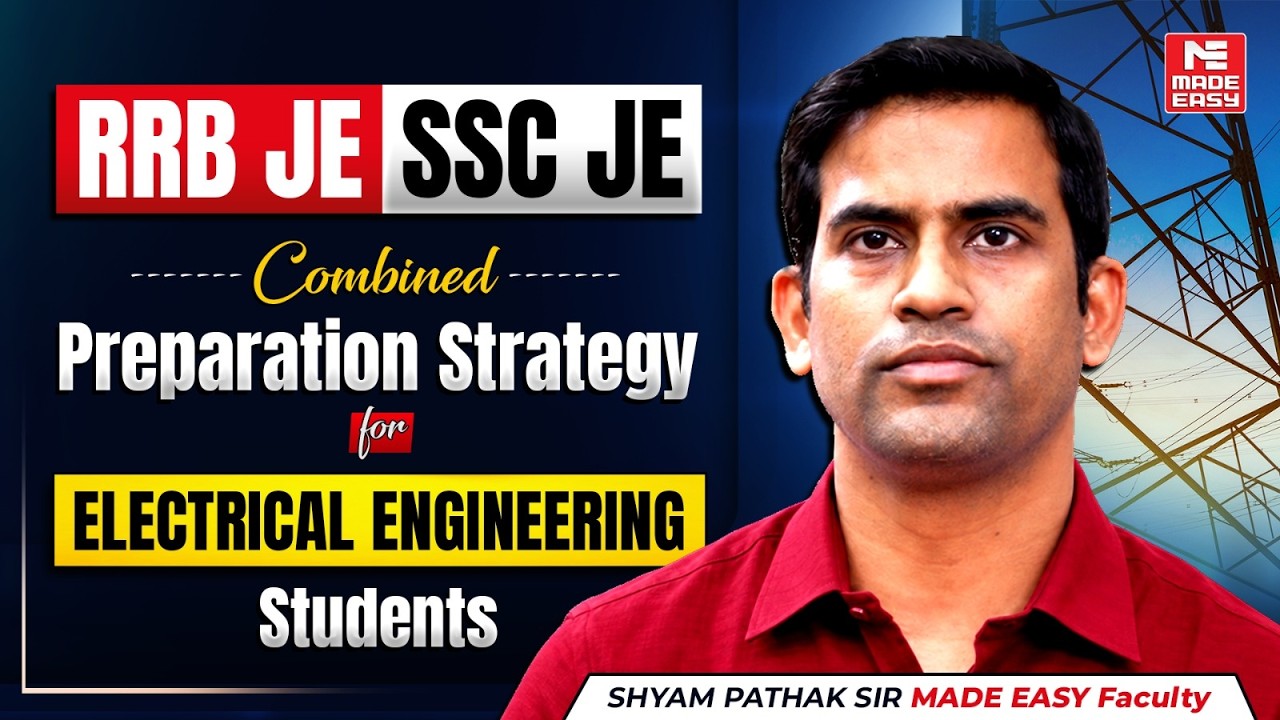 SSC JE & RRB JE 2027 | Complete Preparation Plan by Shyam Pathak Sir!