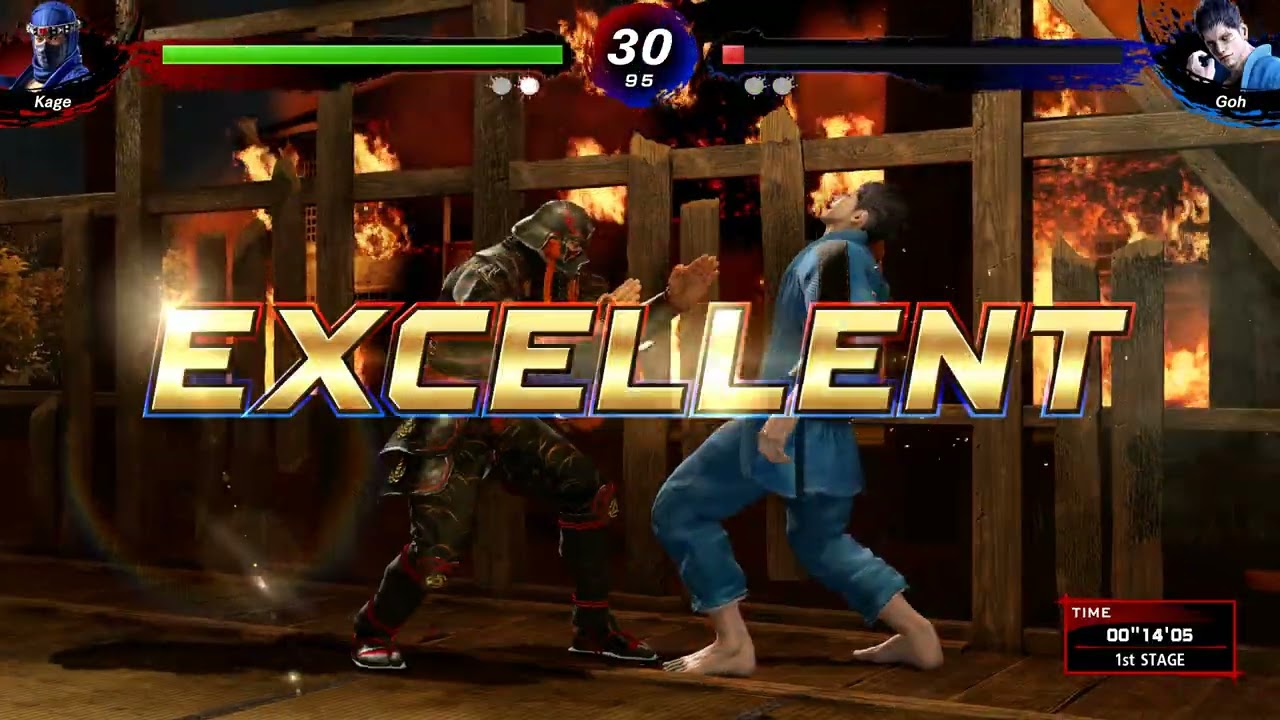 Virtua Fighter 5 R.E.V.O. - Kage vs Goh - 4K