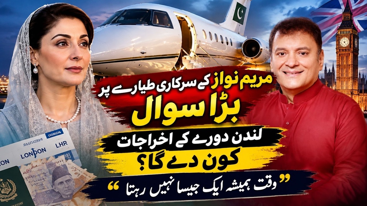 Maryam Nawaz&rsquo;s Official Plane Under Scrutiny | Who Will Pay for London Trip? | Dr. Omer Adil