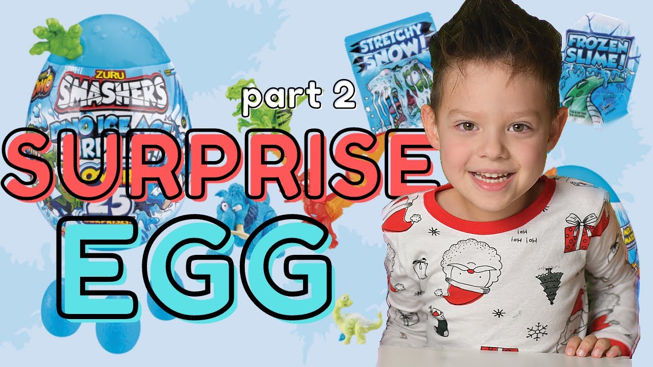 Zuru Smashers HUGEEEE Dino Ice Age SURPRISE EGG Unboxing Review | Over 25 Surprises | Episode 2