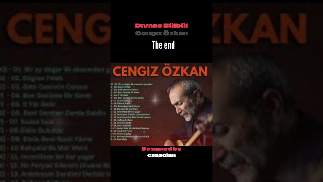 Cengiz Özkan-Ne Feryad Edersin Divane Bülbül Karaoke