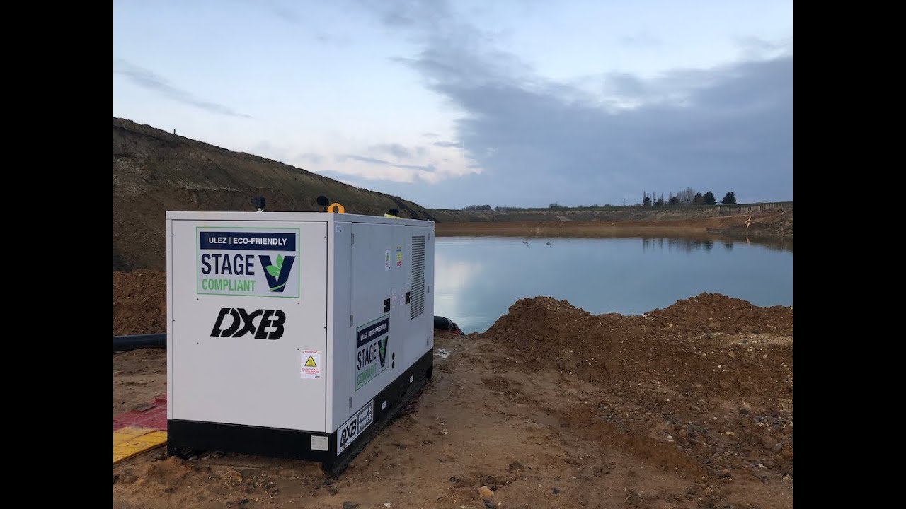 DXB Pumps Blackwater Aggregates quarry Stage 5 emission compliant pumpset