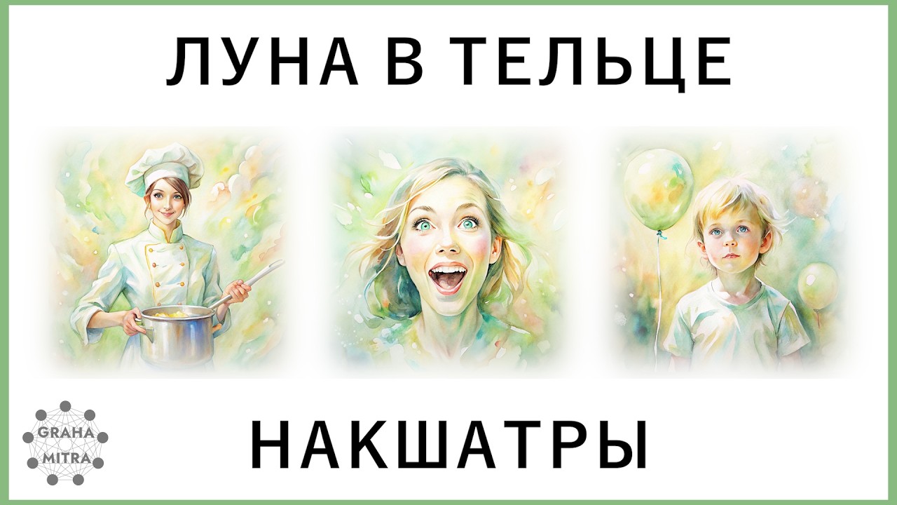 Луна в Тельце. Луна в накшатрах Криттика, Рохини и Мригашира. Ведическая астрология Джйотиш.