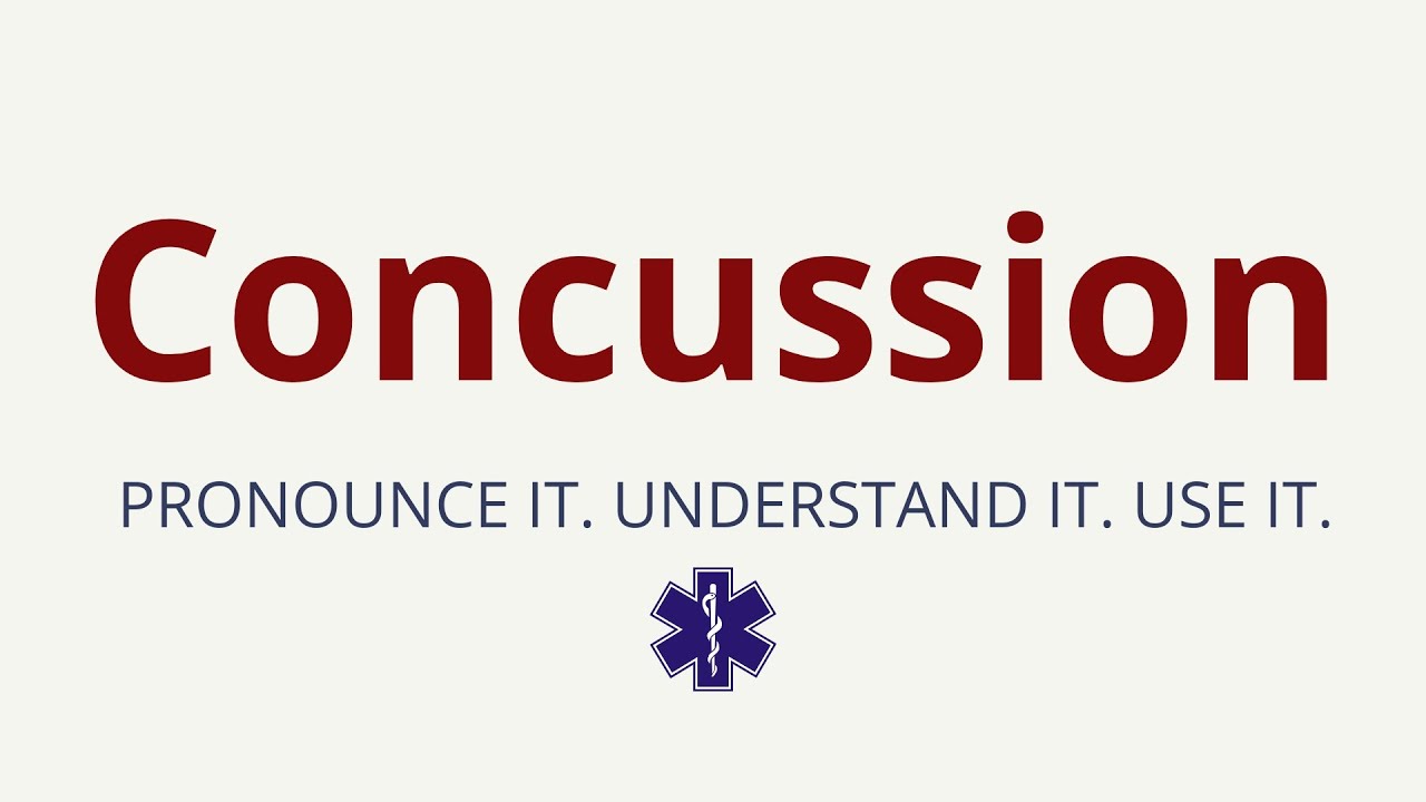 How to Pronounce Concussion | Concussion Pronunciation | Medical Terms