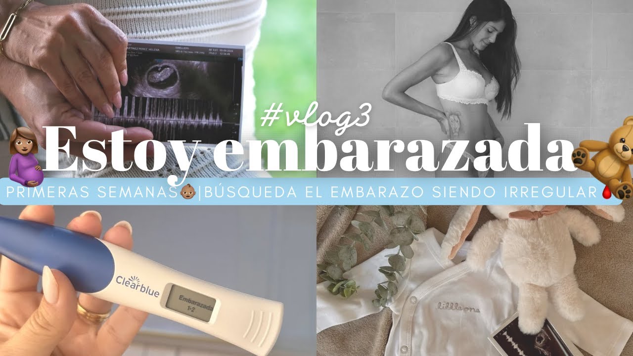 VLOG#3 &middot; ESTOY EMBARAZADA 🍼🧸 | PRIMERAS SEMANAS 🤰🏽 | B&Uacute;SQUEDA SIENDO IRREGULAR 🩸 &bull; @heyhelenfit