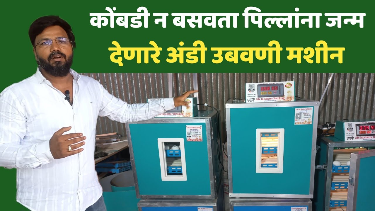 अंडी उबवणी साठी हिच मशीन लय भारी 👌 | Automatic Metal Body Incubator | @TheKrushival