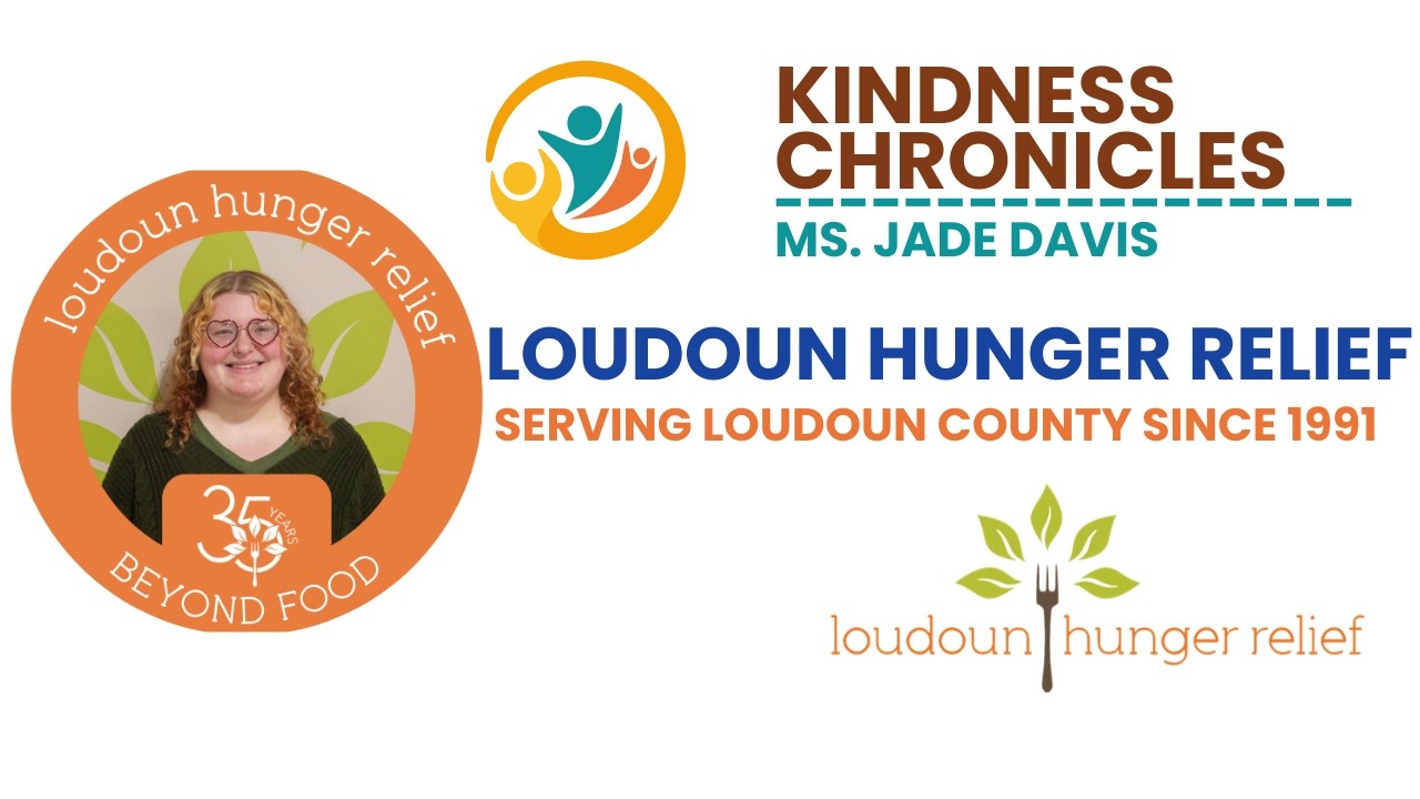 Ms. Jade talking about Loudoun Hunger Relief