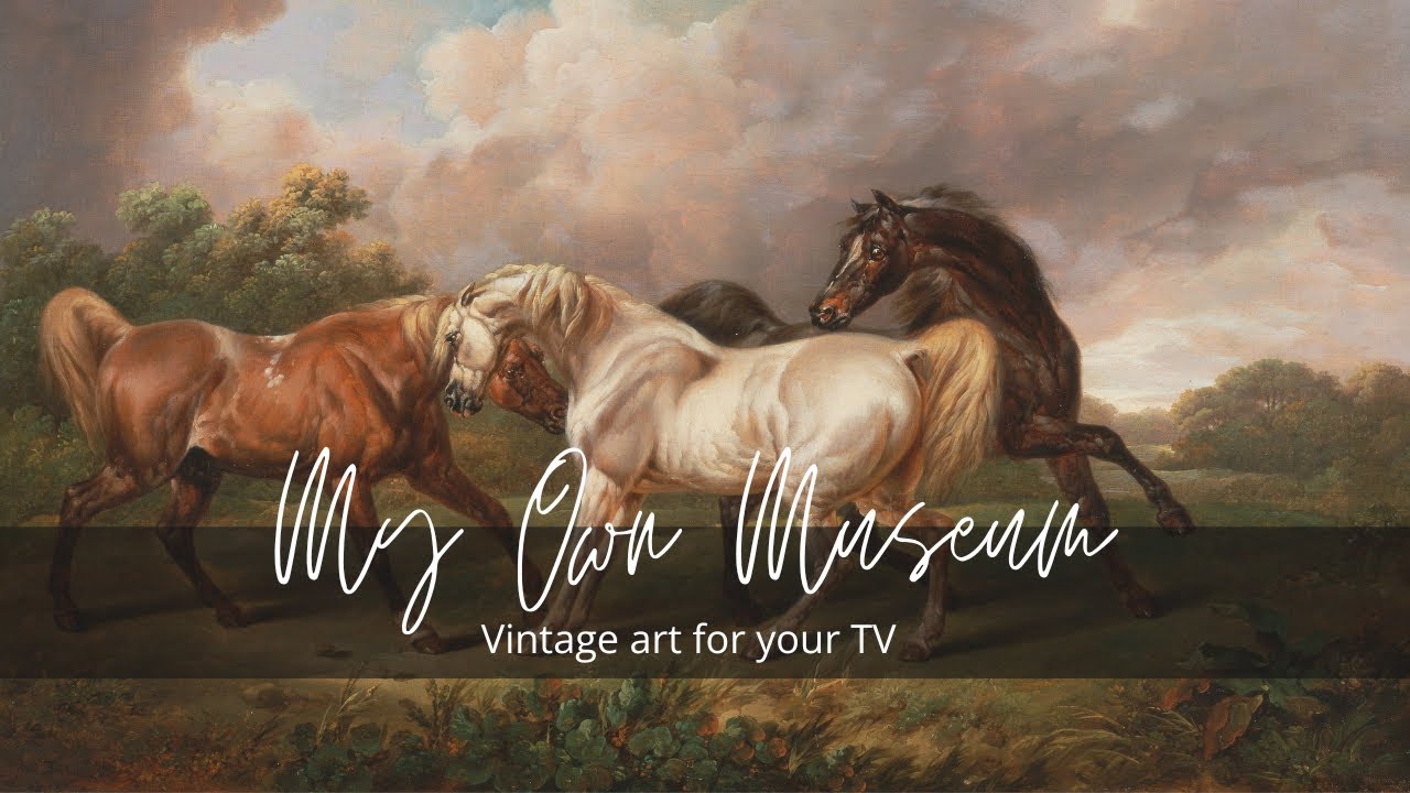 Old World Charms: Vintage art for Your TV - No Music for 3 Hours 4K
