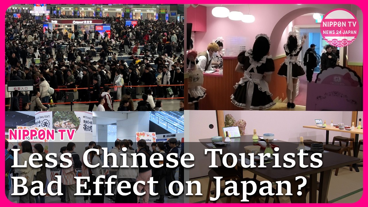 What effect is the lack of Chinese tourism having on Japan?