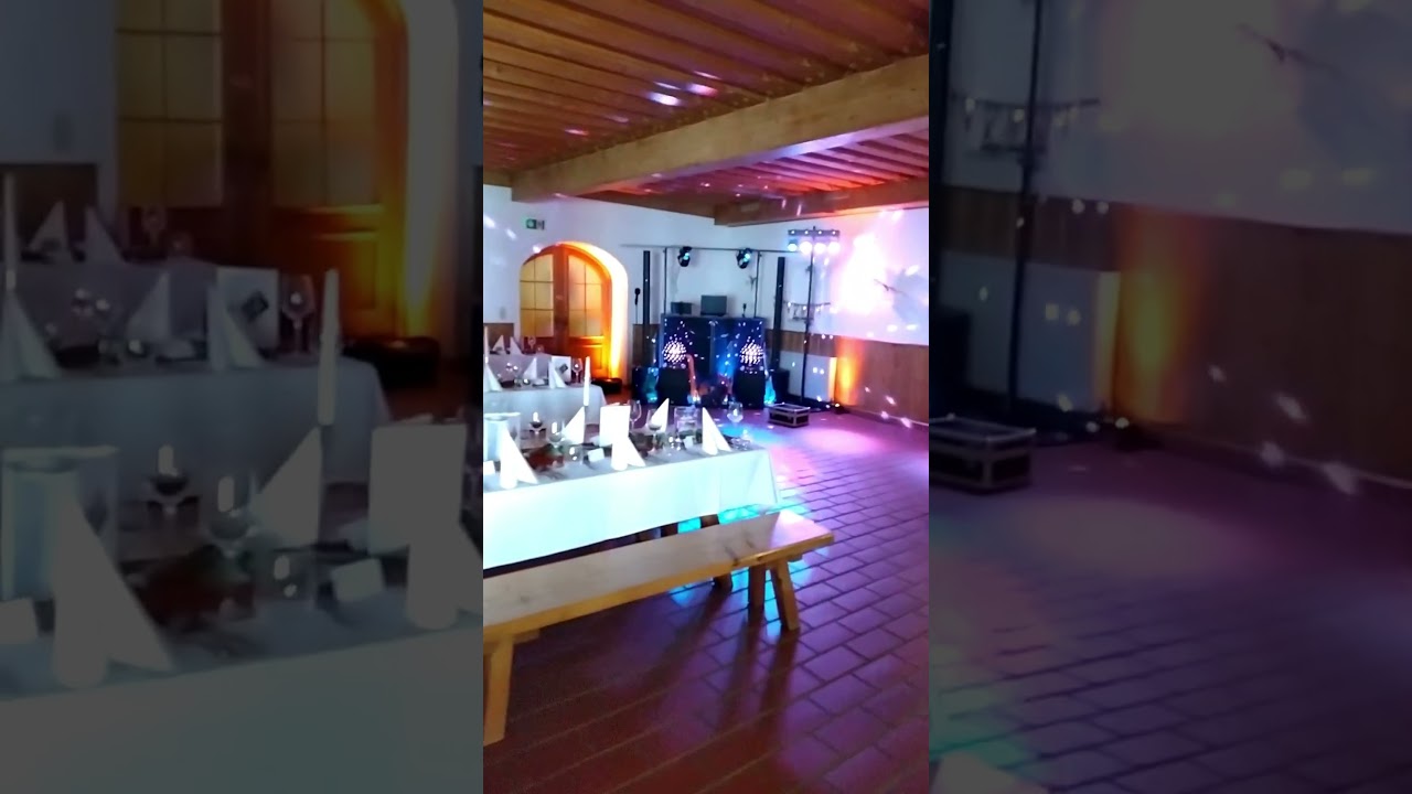 Die Lichtshow und Ambiente-Beleuchtung f&uuml;r deine Hochzeit.