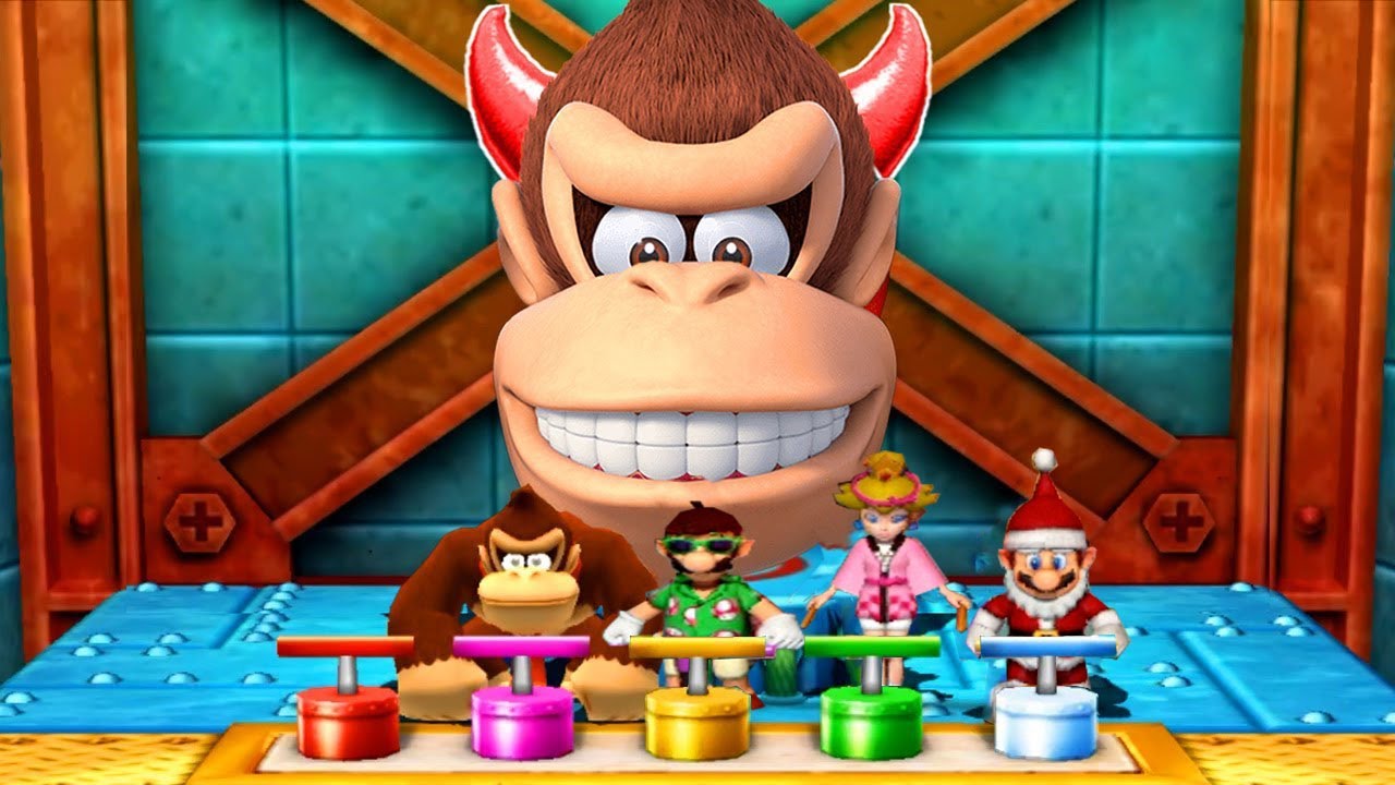 [マリオパーティ スーパースターズ] マリオ vs ルイージ vs ピーチ vs ドンキーコング (COM アルティメットマスター)