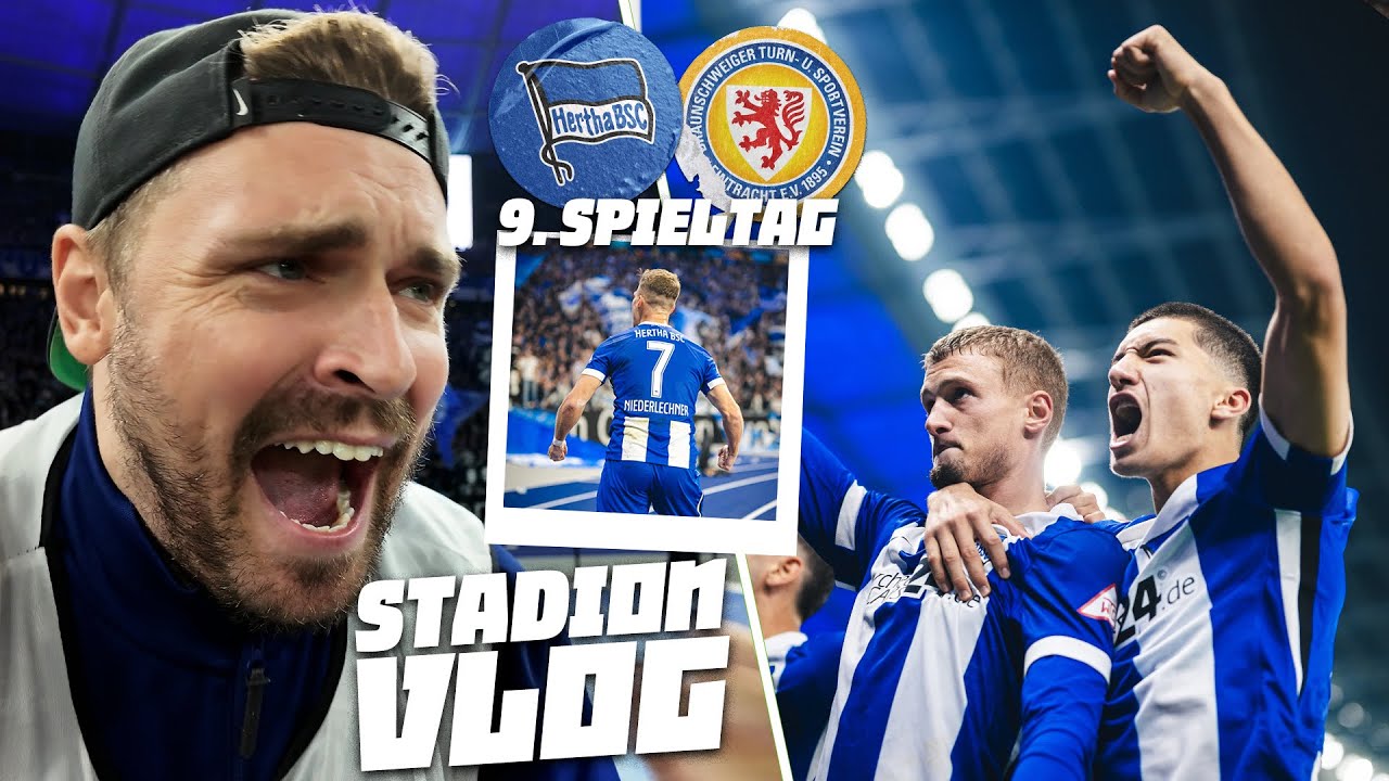WICHTIG & ERLEICHTERND 😮‍💨 | Hertha BSC 🆚 Eintracht Braunschweig - XXL STADION VLOG 🏟⚽