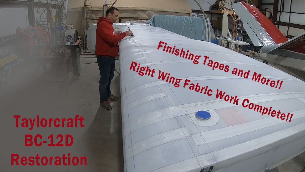 Ep 11, Taylorcraft Restoration, Right Wing Tapes
