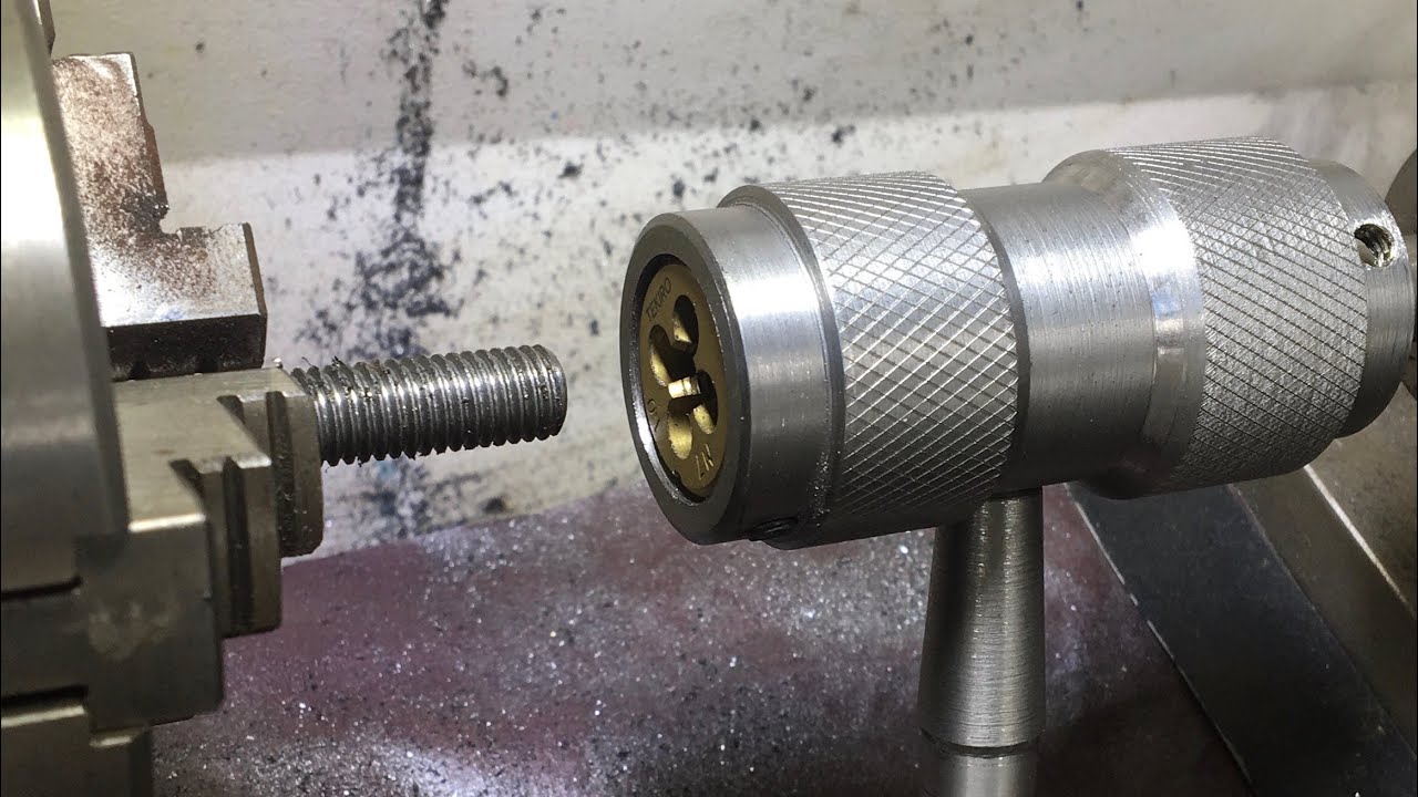 Tailstock Tap and Die Holder (Tap Follower For Optimum OPTi turn lathe TU 2004V)