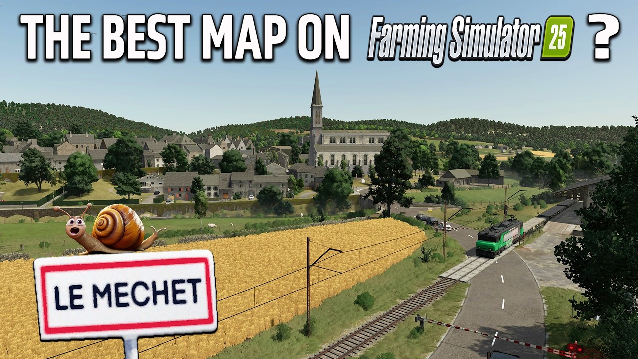 LE MECHET (THE BEST MAP ON FARMSIM??!) NEW MOD MAP! (TOUR/REVIEW!) Farming Simulator 25