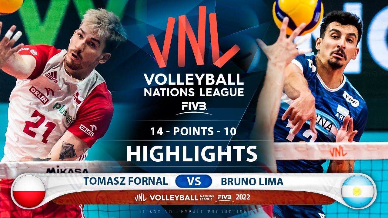 Tomasz Fornal vs Bruno Lima | Poland vs Argentina | Highlights | VNL 2022 (HD)