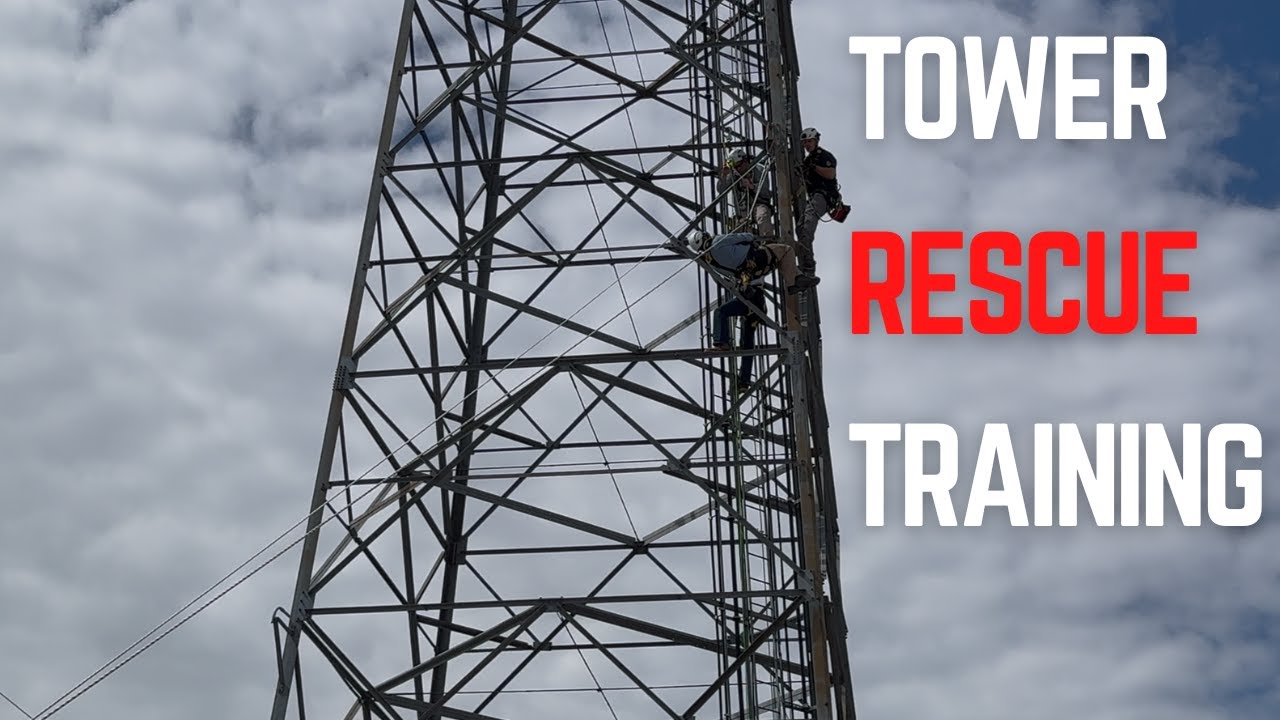 Communication Tower Rescue Training