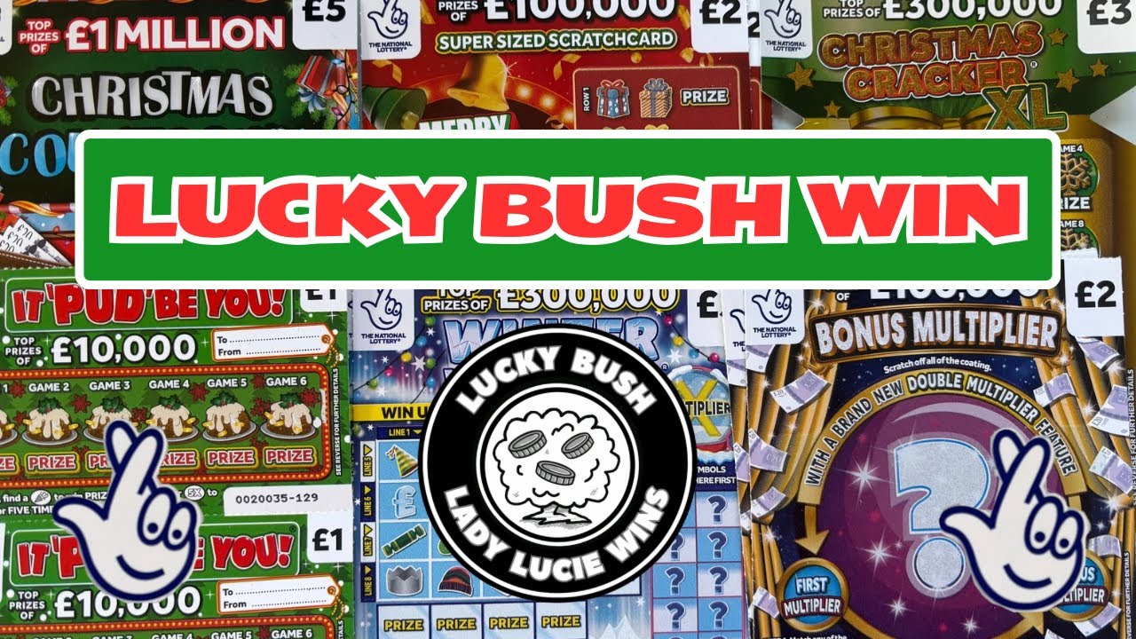 ВЫИГРЫШ LUCKY BUSH — скретч-карты Великобритании на 30 фунтов стерлингов