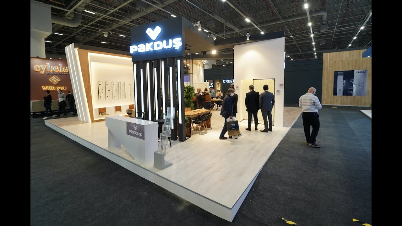 PAKDUŞ Exhibition Stand   UNICERA Istanbul - International Ceramic, Bathroom, Kitchen Fair 2021