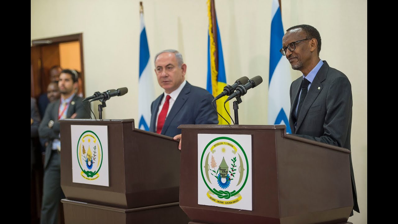 President Kagame holds a joint press conference with Prime Minister of Israeli Benjamin Netanyahu