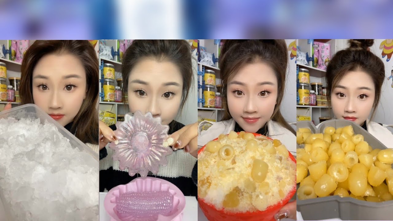 SOLO LZM | ICE CLEAR CRISPY | SHAVED WITH YELLOW IGLOO  #iceeating #asmr #asmrice